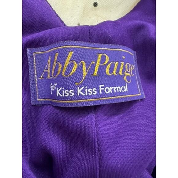 "KISS KISS FORMAL" ABBEY PAIGE Prom Dress One Arm Y2K Fairy SZ 12 FINAL SALE!! - Picture 2 of 15